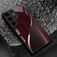 Business Style (09) design Phone Case Glass for Samsung Galaxy S20 S21 S22 S23 S24 S25 Ultra Plus S2