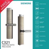 Siemens C321 Smart Lock (Champagne Gold) / Digital Lock / Door Lock / Kunci Pintu / Kunci Pintu Digi