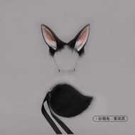 Simulation Animal Ear Hair Band cosplay Bunny Girl High-Quality Plush Bunny Ear Set Plush Bunny Tail