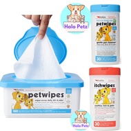 PETKIN Pet Wipes/Itch Wipes for Dogs/Cats
