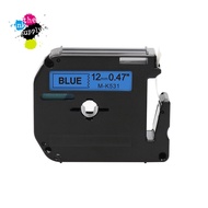 MK-521 MK-531Compatible Brother MK Label Tape for P-Touch Label Printer (Black on Blue) [theinksupply]