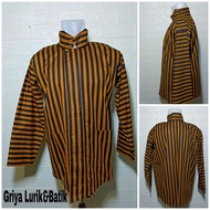 Baju Surjan Lurik Alusan || Baju Surjan Lurik Khas Adat JOGJA || Surjan Lurik Halus