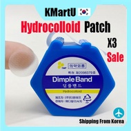 [Dimple Hydrocolloid Band] 70pcs Hydrocolloid Mosquito bite Wound Acne Dimple Patch Waterproof Hypoa