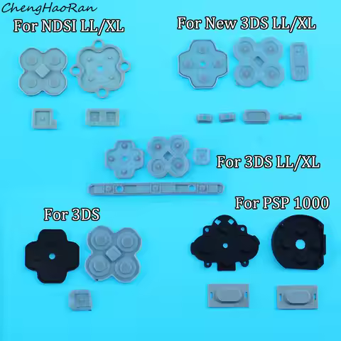 1PCS For NDSI LL XL / NEW 3DS XL/LL/ 3DS XL/LL /3DS / PSP 1000 Conductive Rubber Silicone Pads Butto