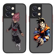 Matte Mobile Phone Cover Skin Feel Shockproof Phone Case Japanese Anime Dragon Ball Image For OPPO Reno Z 2 3 4 5 F SE Pro 5G Reno 5 Pro Plus 6 7 8 Z Pro Plus 4G 5G