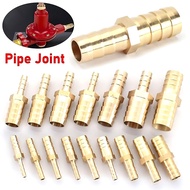 2 Way Straight Hose Barb Connector Brass Barbed Pipe Fitting Reducer Coupler