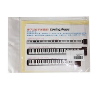 Sticker Piano Keyboard untuk 54 tuts 61 tuts 88 tuts