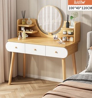 YiFeng โต๊ะ โต๊ะเครื่องแป้ง (เฉพาะโต๊ะ)โต๊ะอเนกประสงค์ รุ่น xu 60cm.สีขาว-ไม่มีไฟ One