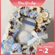 [Penghantaran 24 Jam] Keju Garam Laut Asli Benang Campuran Tangan Selesai Pemegang Kad/Pemegang Kad 