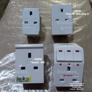 ADAPTOR 3WAY 13A PLUG