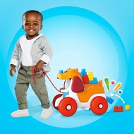Mega Bloks Pull-Along Puppy - Educational Building Block Toys for Toddlers Mega Bloks Pull-Along Pup