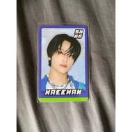 Haechan Trading Card Glitch Mode Haechan TC Glimo Blue Haechan Photocardbiru