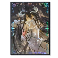 67x92mm 60PCS Holographic  Anime Card Sleeves Overlord Board Game Trading Card Protector for MGT/PKM