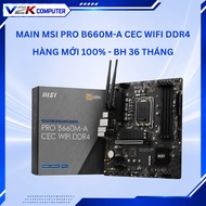 Main MSI PRO B660M-A CEC WIFI DDR4