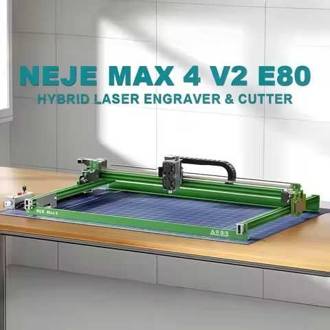 2025 New Upgrade NEJE Max 4 V2 Wood Laser Engraving and Cutter | 1000mm/s Machine for Stone/Glass/Wo