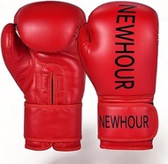 NewHour Boxing Gloves for Men and Women Suitable for Boxing, Kickboxing, MMA, Muay Thai, Sparring, Punching, Training and Striking, Bag Gloves, Martial Arts