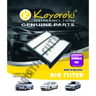 HYUNDAI KIA i30(FD) ELANTRA(MD)2.0 FORTE(TD) PENAPIS AIR FILTER RHY-2H000-P RKI-2H000-P 28113-2H000