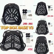 TOP BOX BASE PLATE FOR TOP BOX V3 SERIES 28L-36L 45L 55-65L 80L 100L