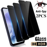2PCS Full Cover Tempered Glass Anti Spy Privacy For Vivo V2044 V2043 V2042 V2038 V2037 V2036 V2034 V