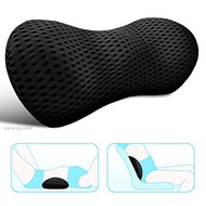 Lumbar Support Pillow - Memory Foam for Low Back Pain Relief, Ergonomic Streamline Car Seat, Office Chair, Recliner and Bed