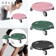 Adepe Abdominal Disc Wheel Roller Trainer Belly Trainer Core Sliding Discs Non Slip Wheeled Sliders 