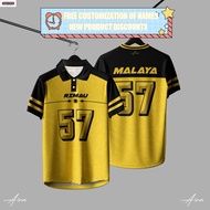 Dggmxr8y9p- NFL Jersey Malaysia Harimau Malaya Edition Oversize Unisex Shirt 【Free Custom Name &amp; Number】