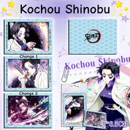 1-4pcs Manhwa Manga Demon Slayer Raster Card Packfilm Lomo Cards Tomioka Giyuu Kochou Shinobu Rengok