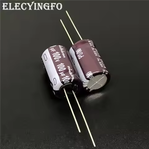 5pcs/50pcs 100uF 100V NICHICON PS Series 12.5x20mm Low Impedance 100V100uF Aluminum Electrolytic cap