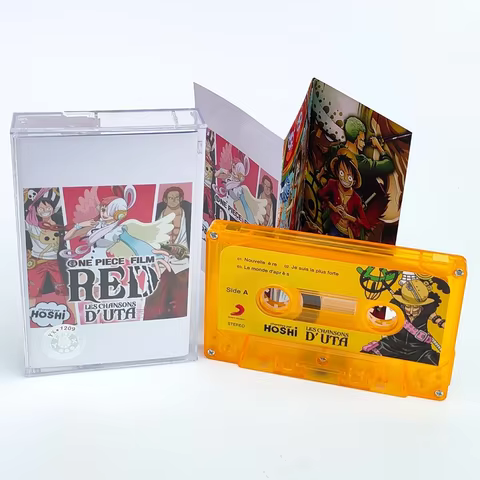 ONE PIECE FILM RED Music Magnetic Tape Uta Album Cassettes Cosplay Walkman Car Recorder Soundtracks 