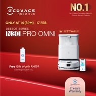 [NEW] ECOVACS DEEBOT N30 PRO OMNI Robot Vacuum | 10,000 Pa | ZeroTangle™ 2.0 | 60C Hot Water Washing