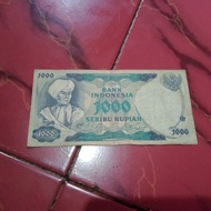 uangkuno 1000 rupiah Diponegoro 1975