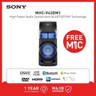 Sony Karaoke Bluetooth Speaker Hifi High Power Audio System MHC-V43D