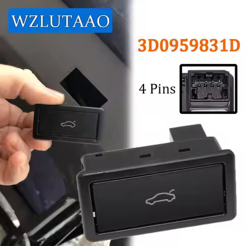 Electric Trunk Lid Lock Switch Button For Audi A4 S4 A6 S6 A6 A7 A8 Q5 Q7 VW Passat Phaeton Skoda Oc