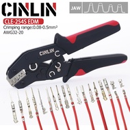 CLB-254S EDM Open Barrel Terminals Crimping Tools AWG32-22 0.08-0.33mm Car Wire Pliers Work With SM2