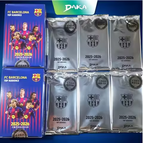2025-26 Daka Collection Card Yamal Lewandowski Pedri Football FC Barcelona Top Audience Collectible 