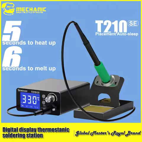 【MECHANIC】 T210 SE Soldering Station LED Digital Adjustment Auto Sleep Quick Heating Micro Electroni