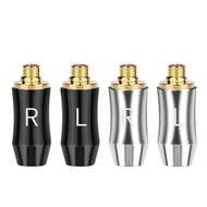 2 pin 0.78mm MMCX Earphone Pin Gold Plated Audio Jack Wire Connector DIY Plug Metal Adapter HiFi Hea