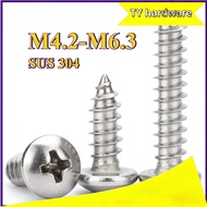 【DTY-G1】Phillips Pan Head Self Tapping Screw /Screw Plastic Wood | Skru Besi| SUS 304 Stainless Stee
