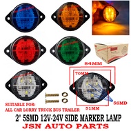 2 INCH 5SMD 12V-24V SIDE MRKER LAMP FOR ALL CAR LORRY TRUCK TRAILER SIDE LAMP LED SD4004 SD-4004