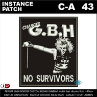 C-A43 SUPER PREMIUM EMBROIDERED EMBLEM PATCH - I PATCH