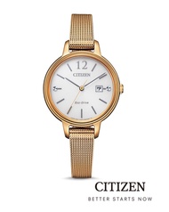 CITIZEN นาฬิกาข้อมือผู้หญิง Eco-Drive EW2447-89A Lady Watch ( พลังงานแสง )