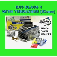 EX5 CLASS 1 53MM PISTON SONIC RACING BLOCK ESPADA 53MM + TENSIONER EX5-C1 53 MM EX5-CLASS 1 EX5 C1 C