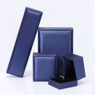 High-End Brushed PU Ring Box Gift Box Jewelry Box Jewelry Necklace Box Bracelet Pendant Storage Box 