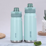 แก้วน้ำอุ่นแบบกระแทกความจุขนาดใหญ่ 316 สเตนเลส แก้วน้ำสำหรับกีฬากลางแจ้งแบบพกพา แก้วน้ำแบบดื่มสองทาง