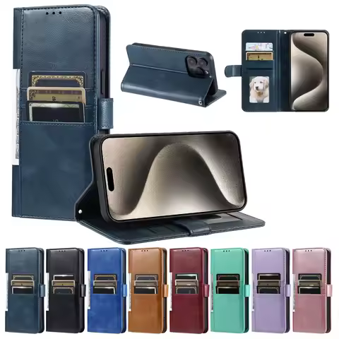Creative internal and external card slot leather phone case For SONY XZ XZ1 XA2 XA1/Z6 Xperia 1 II 1