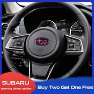 For Subaru Forester Impreza Outback XV Legacy WRX Accessories Car Steering Wheel logo Emblem Badge D
