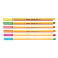 Stabilo Neon Point 88 Fineliner | 6 Colour Set