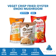 Veget Crisp Fried Oyster Enoki Mushroom 40g - Original & Tom Yum Flavor