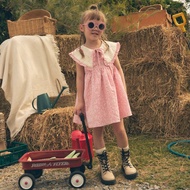 จัดส่ง 18 Sep lookbookpetite bagel dress pink daisy