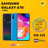 Original Samsung Galaxy A70  6+128GB  (A7050)  100% Original Parts & LCD  original secondhand